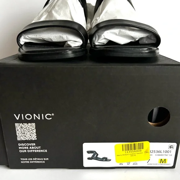 🍒NEW IN BOX Women’s Vionic Black Anaya Sandals. Size: 7 - Picture 4 of 13